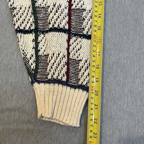 Vintage Mervyns Cambridge Classics Men Sweater Size Large Long Sleeve Cotton USA - Picture 9 of 11